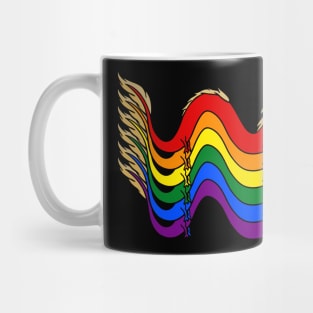 Rainbow Pride Flag Dragons Mug